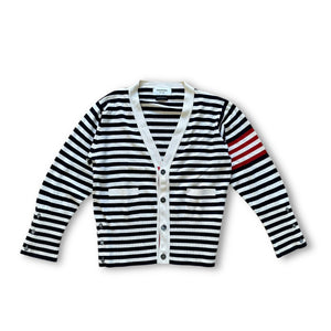 Thom Browne Striped Cashmere Cardigan