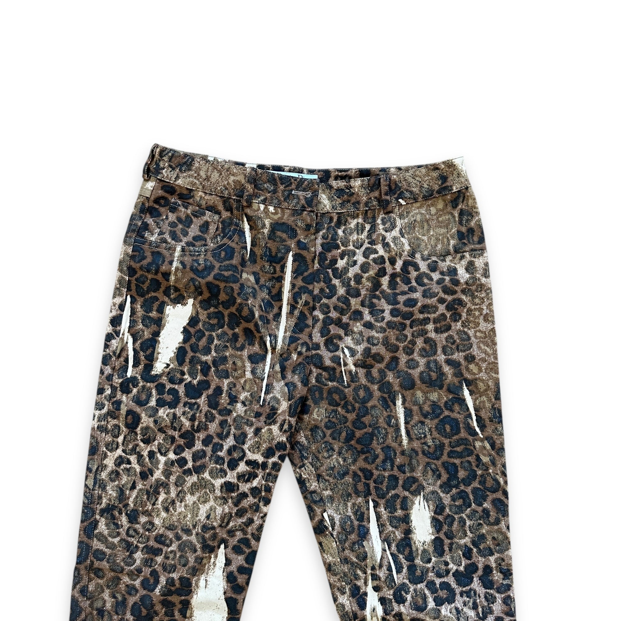 Christian Dior by John Galliano FW00 Leopard Denim