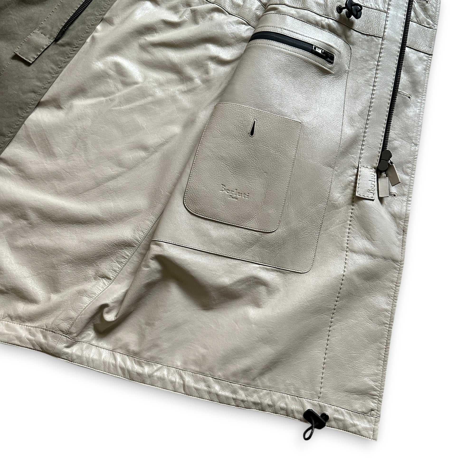 Berluti by Haider Ackermann SS18 Leather Lined Parka Sample