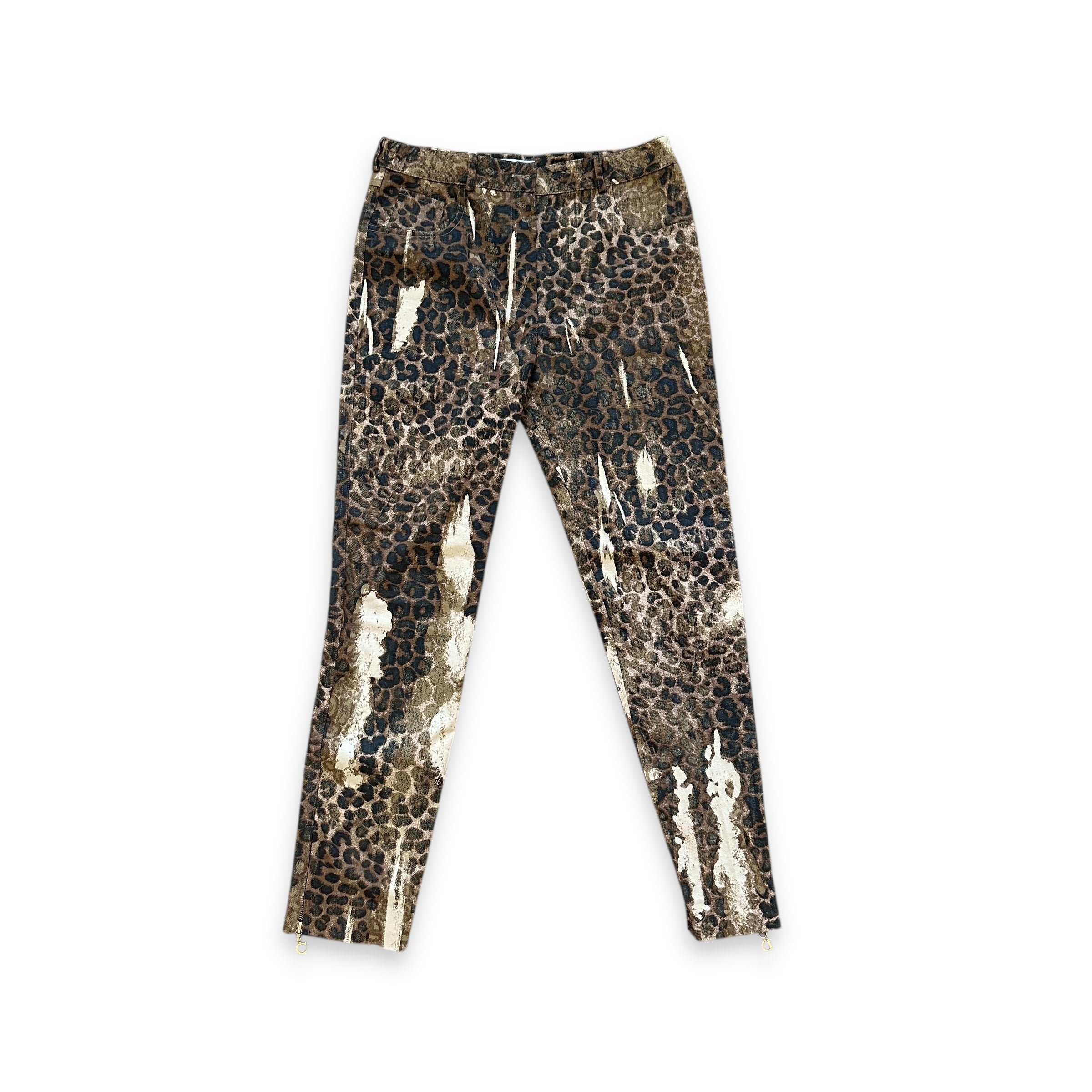 Christian Dior by John Galliano FW00 Leopard Denim - Ākaibu Store