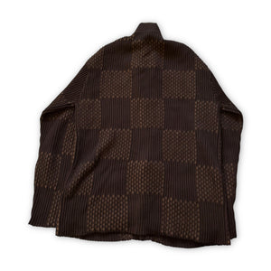 Louis Vuitton FW20 Nigo Giant Damier Rib Jacket