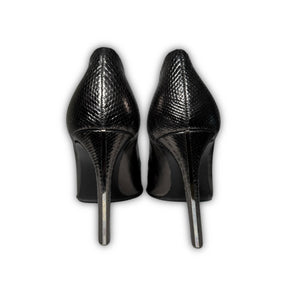 Helmut Lang 90s Snakeskin Heels