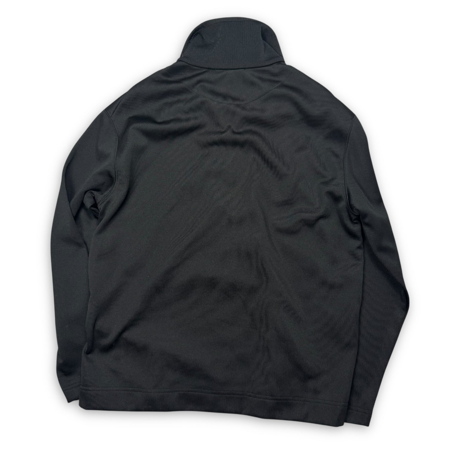 Lanvin Black Technical Knit Halfzip Sweater