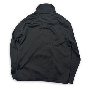 Lanvin Black Technical Knit Halfzip Sweater