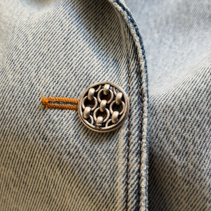 Chanel SS22 Oversized Washed Denim Overcoat Sample