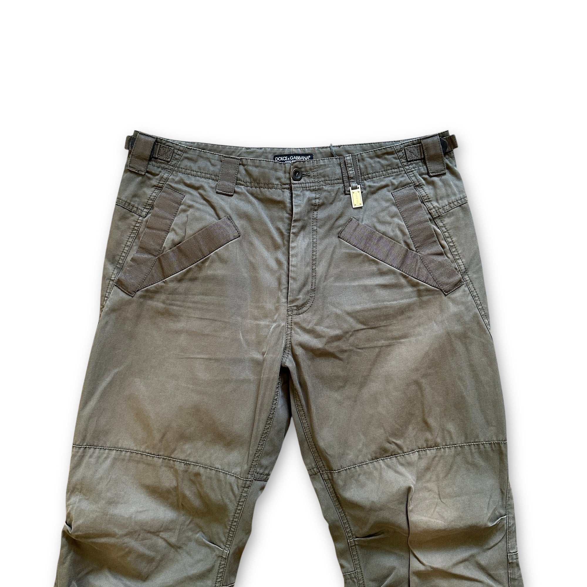 Dolce & Gabbana AW03 Zipped Cargo Pants