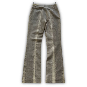 Christian Dior by John Galliano AW02 Lizard Skin Pants