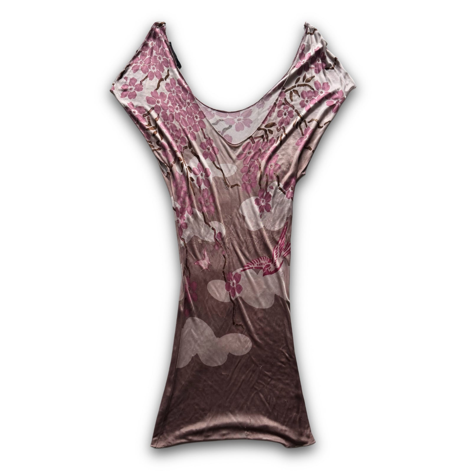 Gucci by Tom Ford SS03 Runway Cherry Blossom Dress