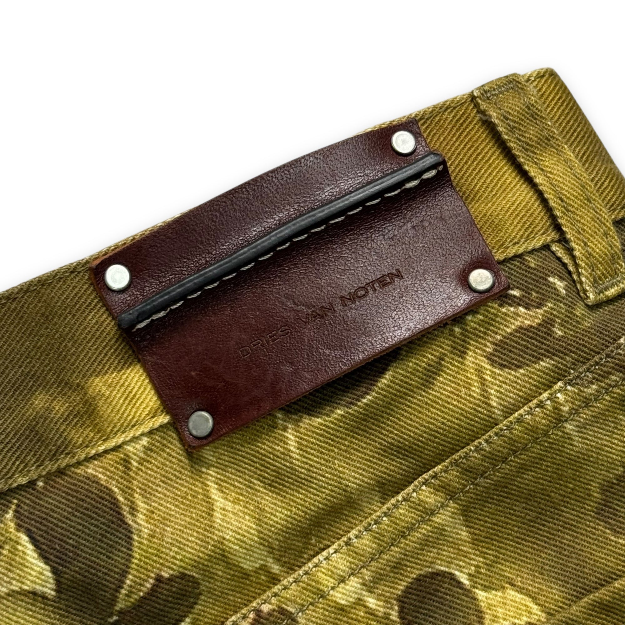 Dries van Noten AW20 Panthero Tiger Printed Denim