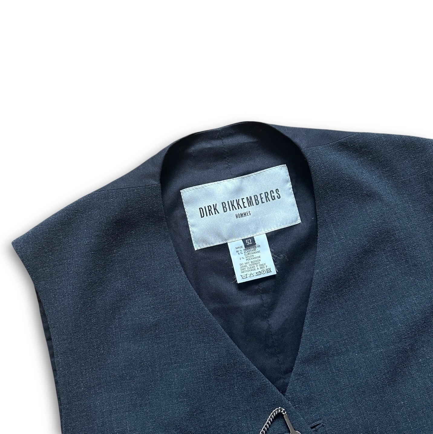 Dirk Bikkembergs 90s Chained Waistcoat