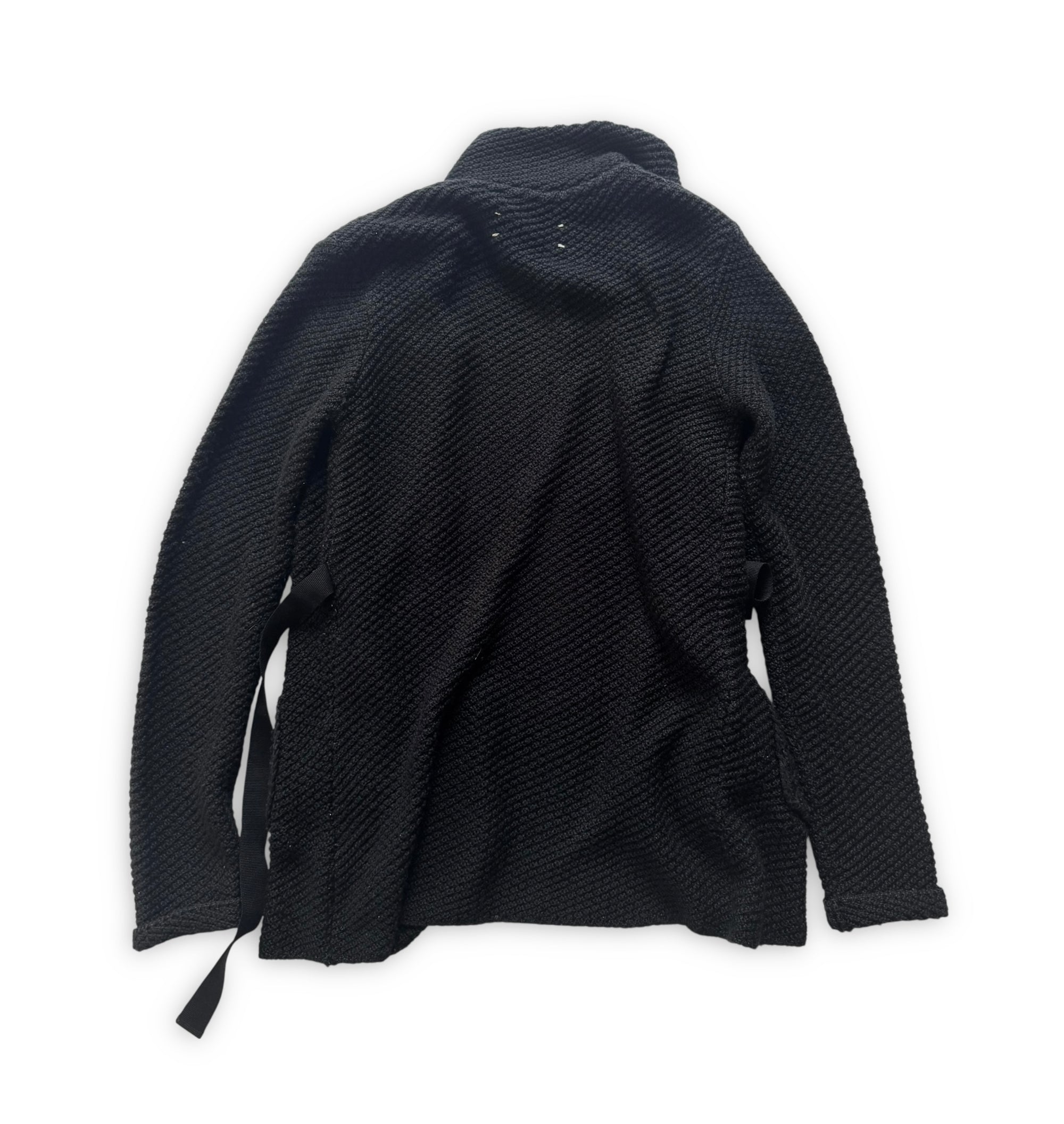 Maison Martin Margiela 90s Miss Deanna Strap Knit Cardigan