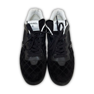 Chanel 2024 Black Tennis Sneaker