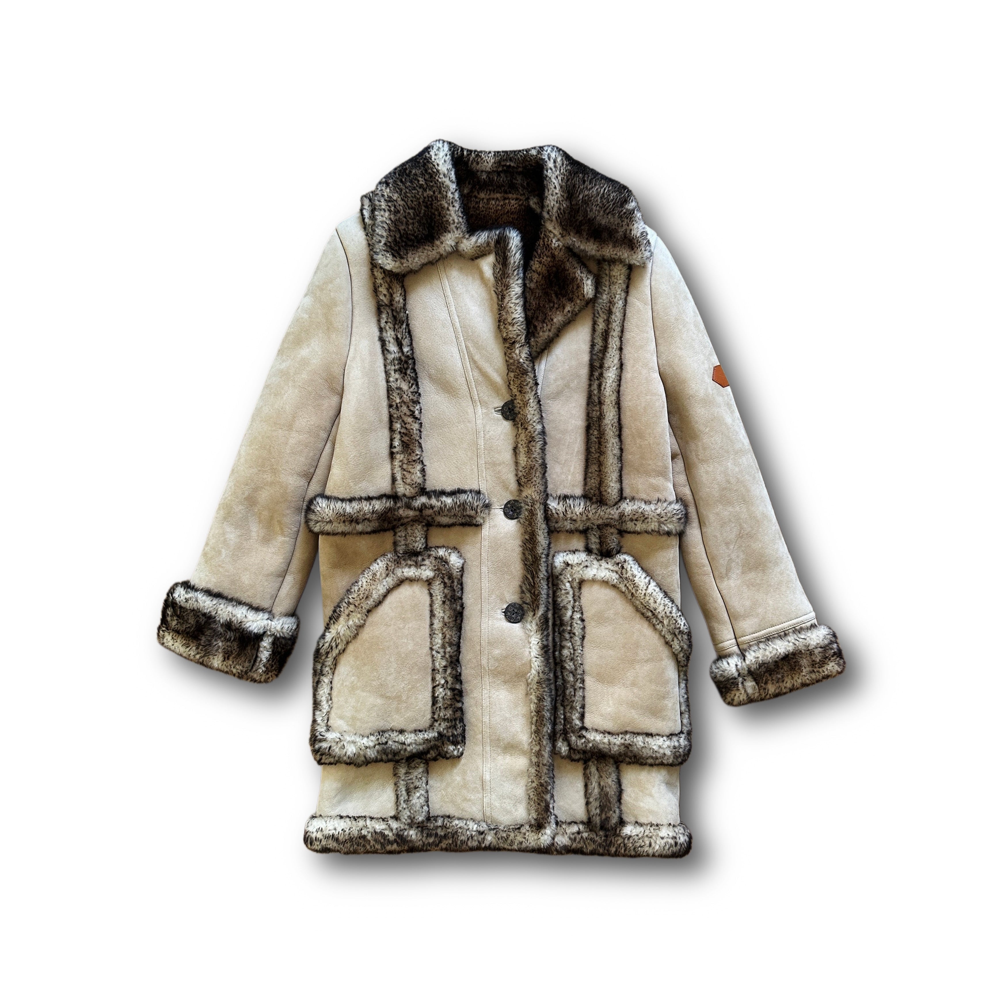 Louis Vuitton 1 of 1 Prototype Shearling Fur Coat - Ākaibu Store