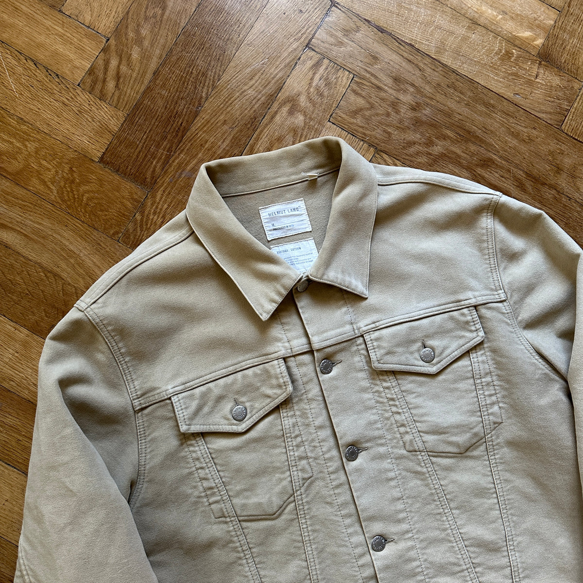 Helmut Lang 1999 Moleskin Trucker Jacket