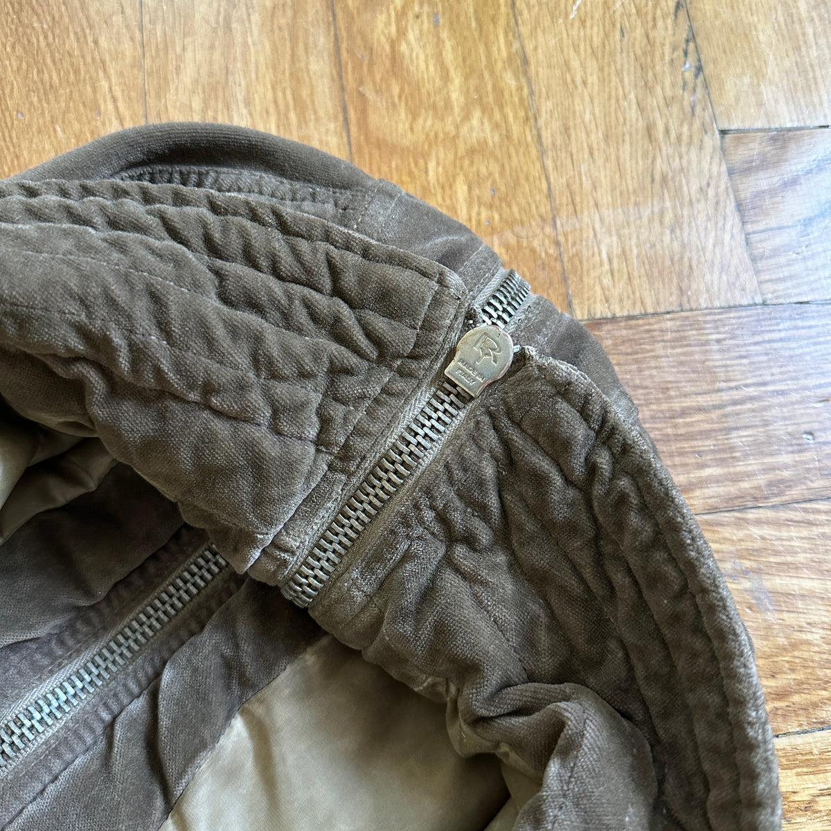 Rick Owens AW08 Stag Crushed Velvet Exploder Parka