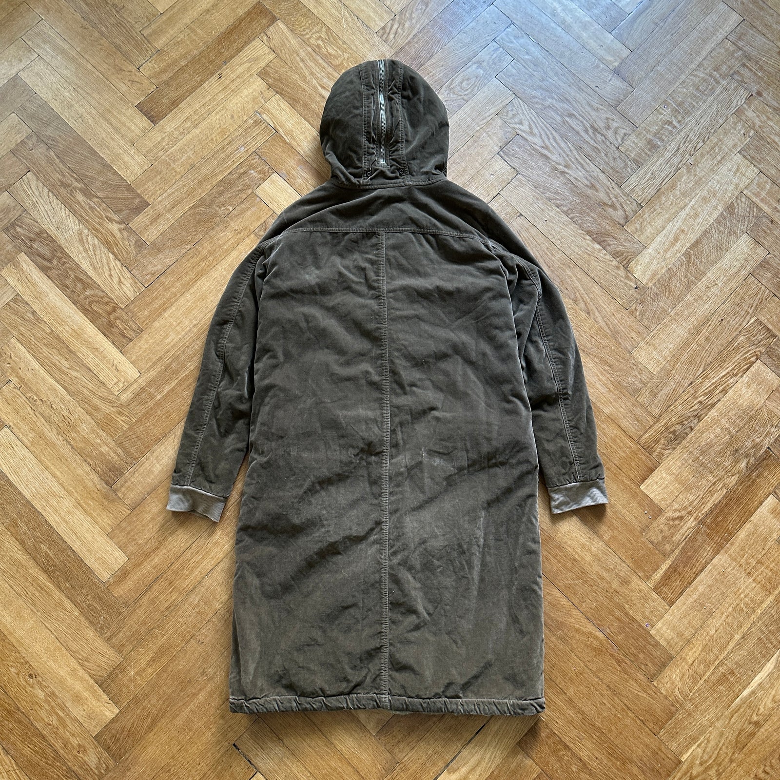 Rick Owens AW08 Stag Crushed Velvet Exploder Parka