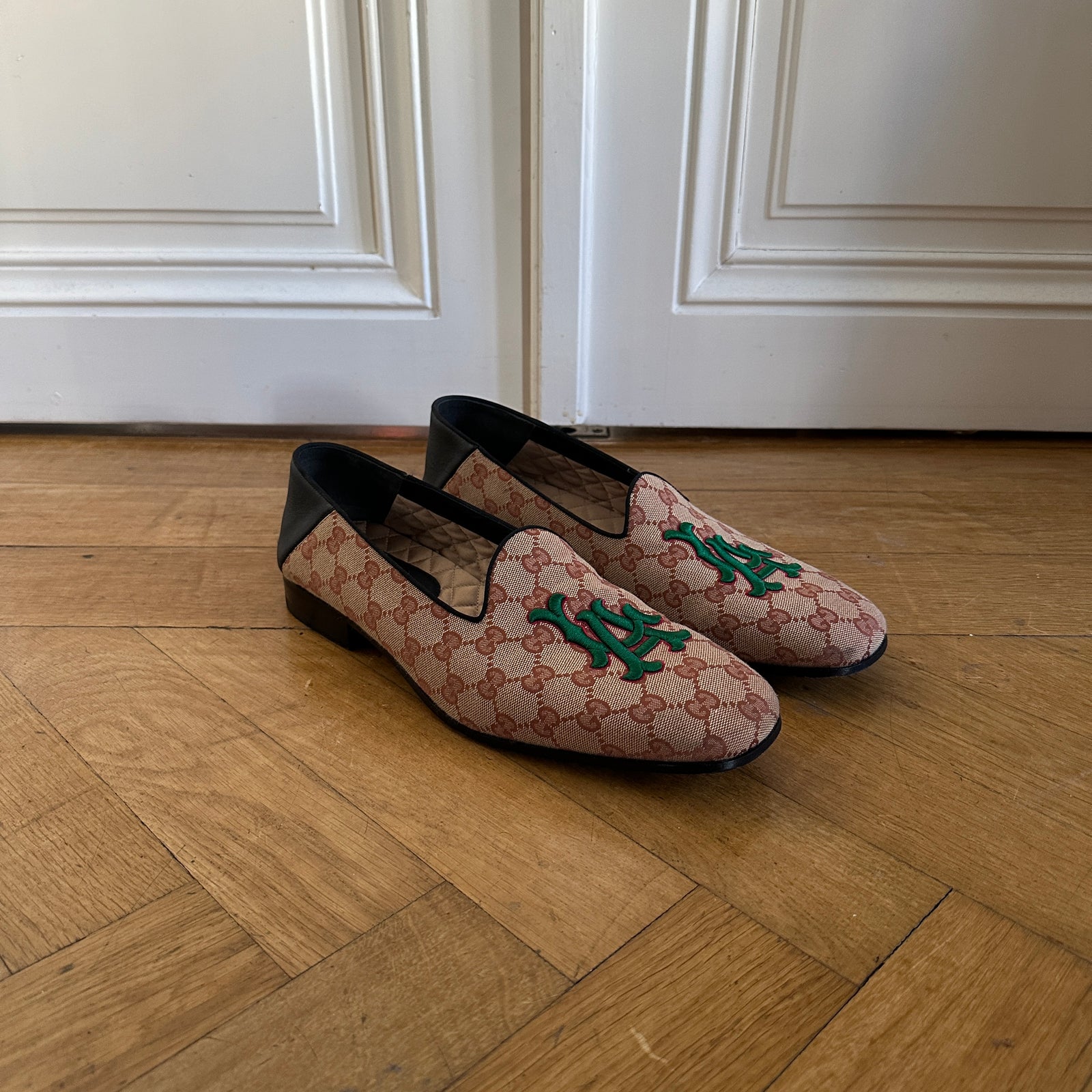 Gucci MLB Los Angeles Dodgers Monogram Loafer Limited Edition.