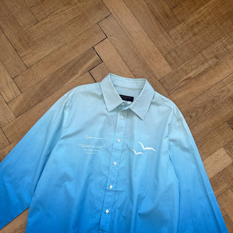 Louis Vuitton SS21 Middle East Staff Exclusive Blue Longsleeve Button Up Shirt
