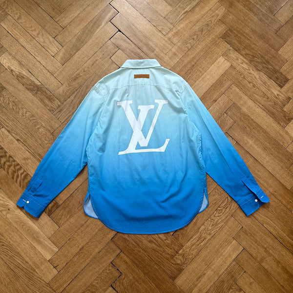 Louis Vuitton SS21 Middle East Staff Exclusive Blue Shortsleeve Button -  Ākaibu Store