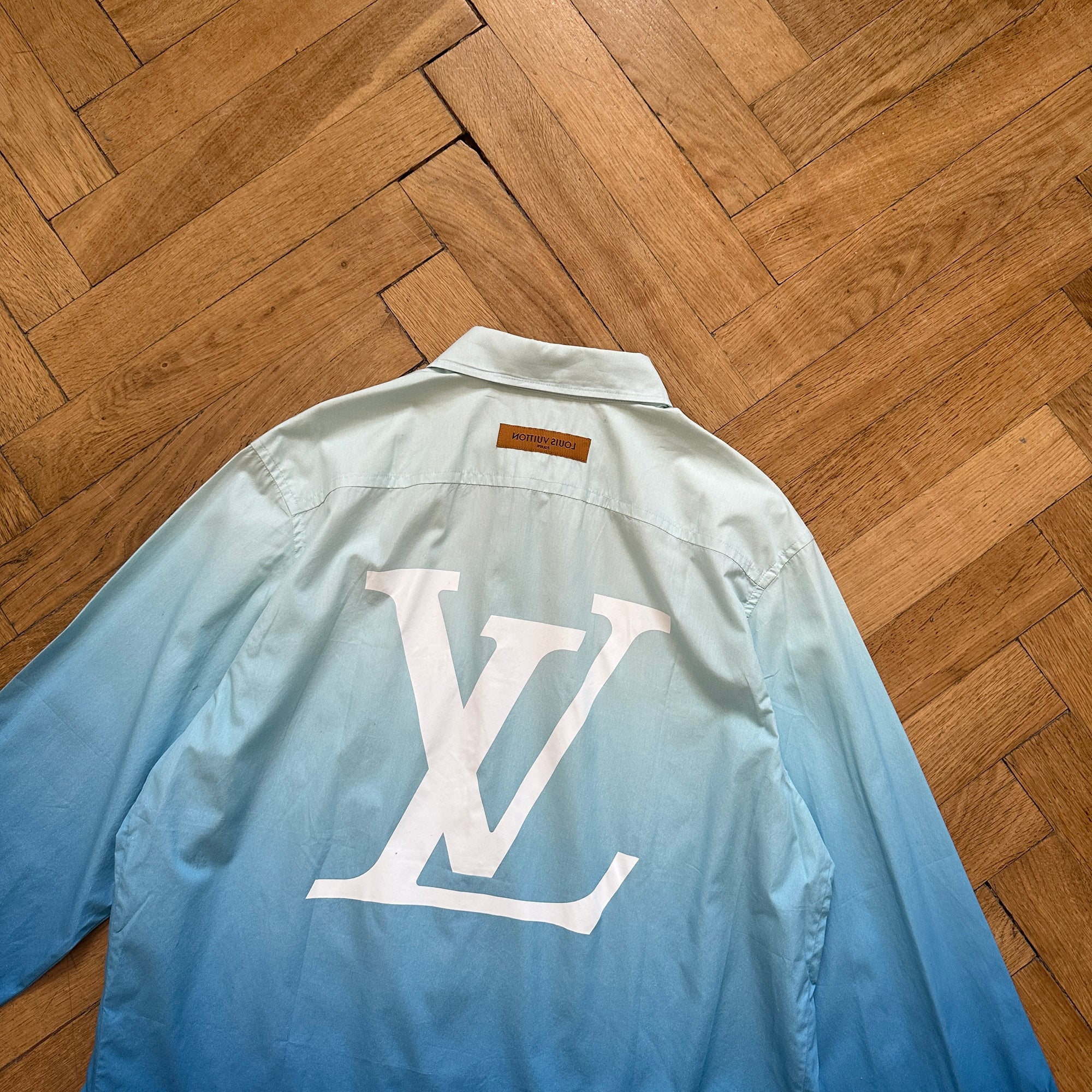 Louis Vuitton SS21 Middle East Staff Exclusive Blue Longsleeve Button Up Shirt