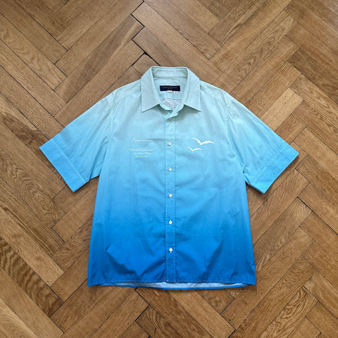 Louis Vuitton SS21 Middle East Staff Exclusive Blue Shortsleeve Button Up Shirt