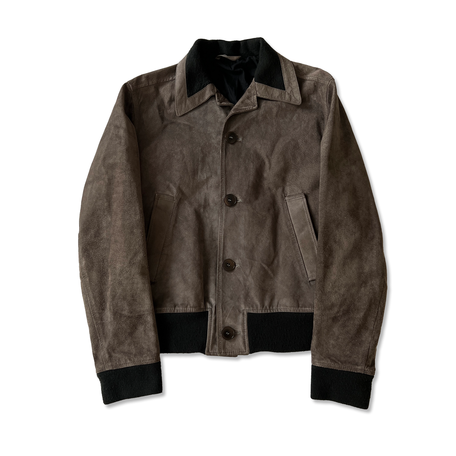 Maison Martin Margiela FW03 Grey Leather Jacket