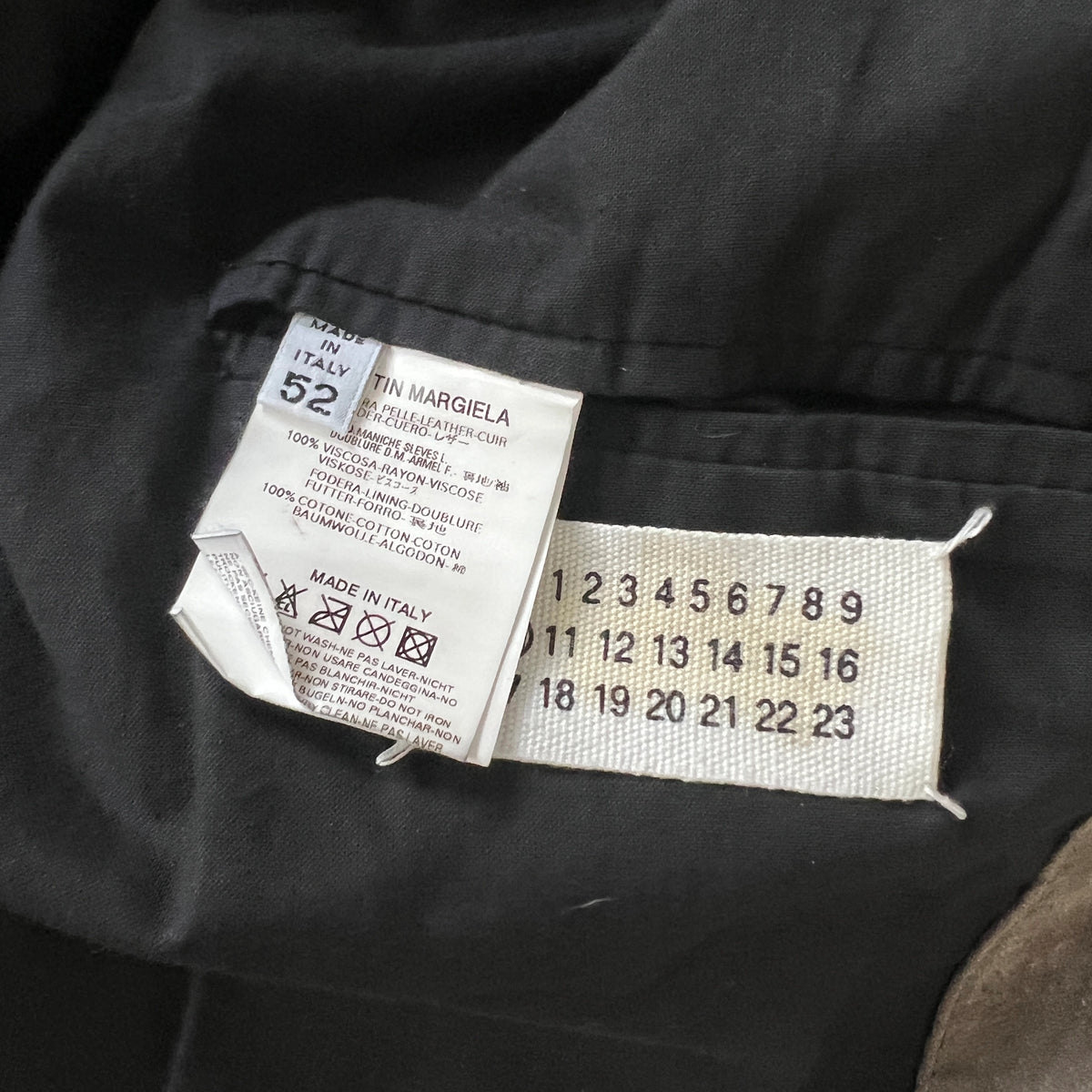 Maison Martin Margiela FW03 Grey Leather Jacket