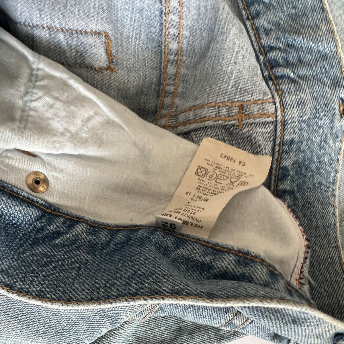 Helmut Lang 90s Washed Out Denim
