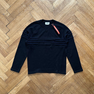 Hermès Orange Zip Detail Knit Sweater