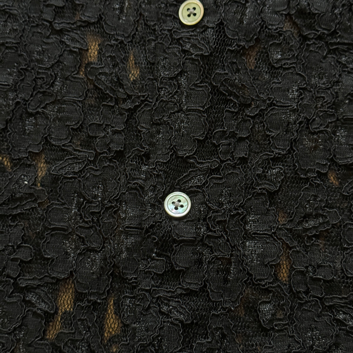 Our Legacy Black Lace Policy Shirt
