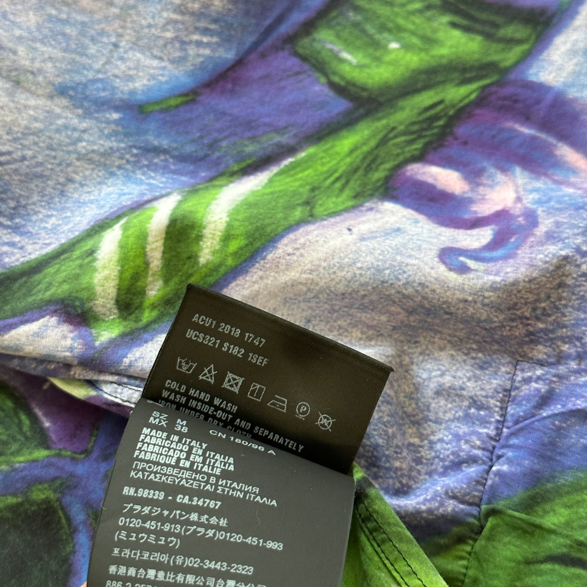 Prada FW18 Christophe Chemin Impossible True Love Shirt