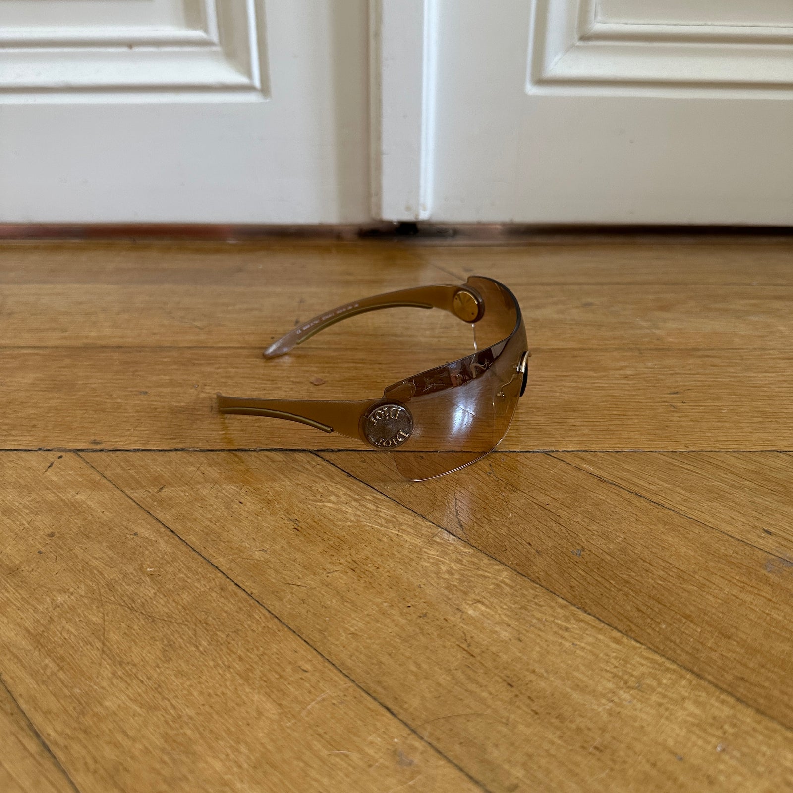 Christian Dior by John Galliano Schlack 2 Logo Sunglasses