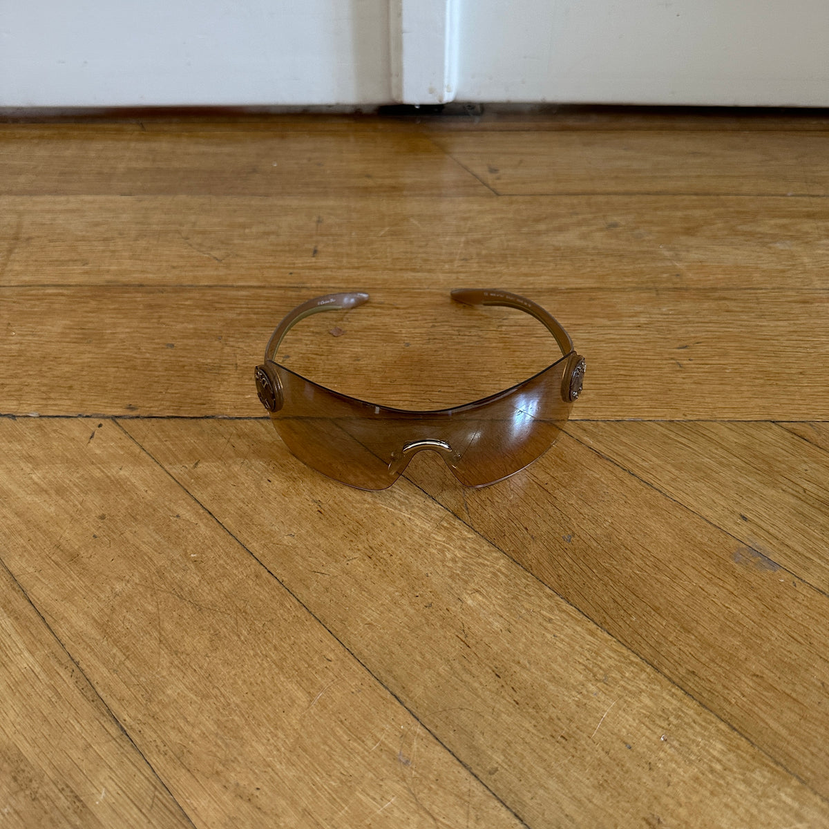 Christian Dior by John Galliano Schlack 2 Logo Sunglasses