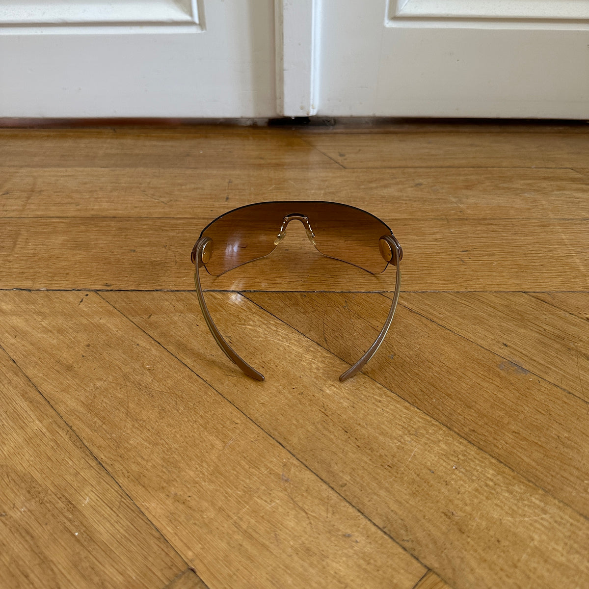Christian Dior by John Galliano Schlack 2 Logo Sunglasses