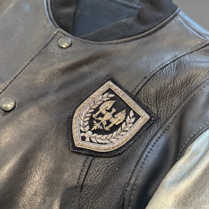 Balmain SS11 by Christophe Decarnin Silver Sleeve Teddy Jacket