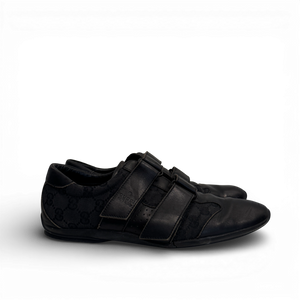 Gucci 2000s Monogram Strap Sneakers