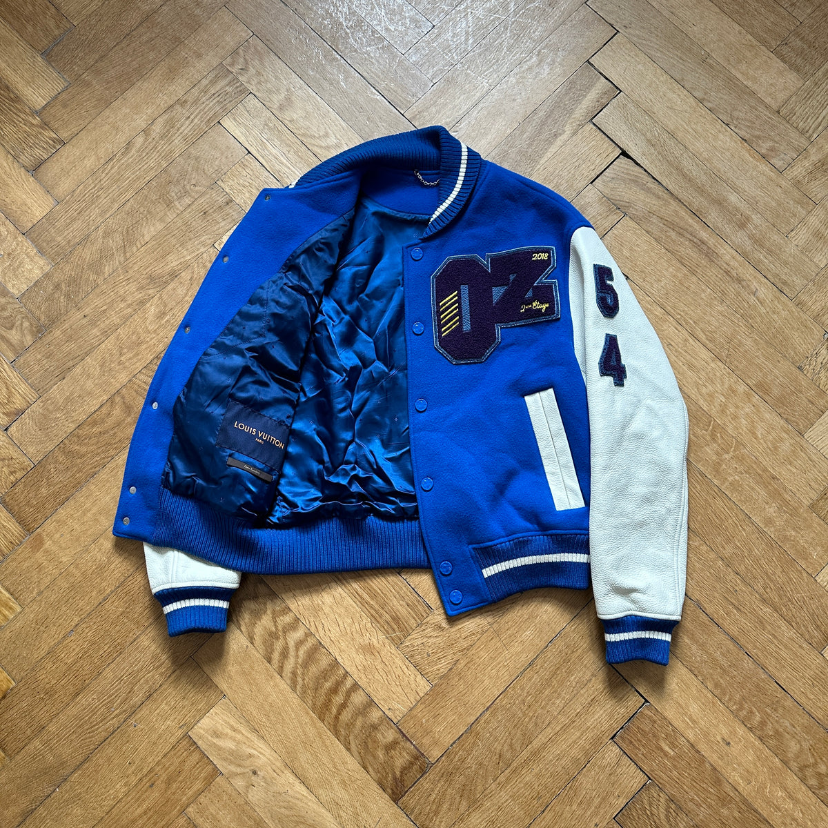 Louis Vuitton SS19 Plain Rainbow Wizard of OZ Varsity Bomber