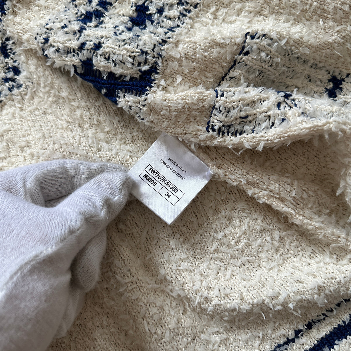 Chanel Pre SS19 Boucle Varsity Oversized Cardigan