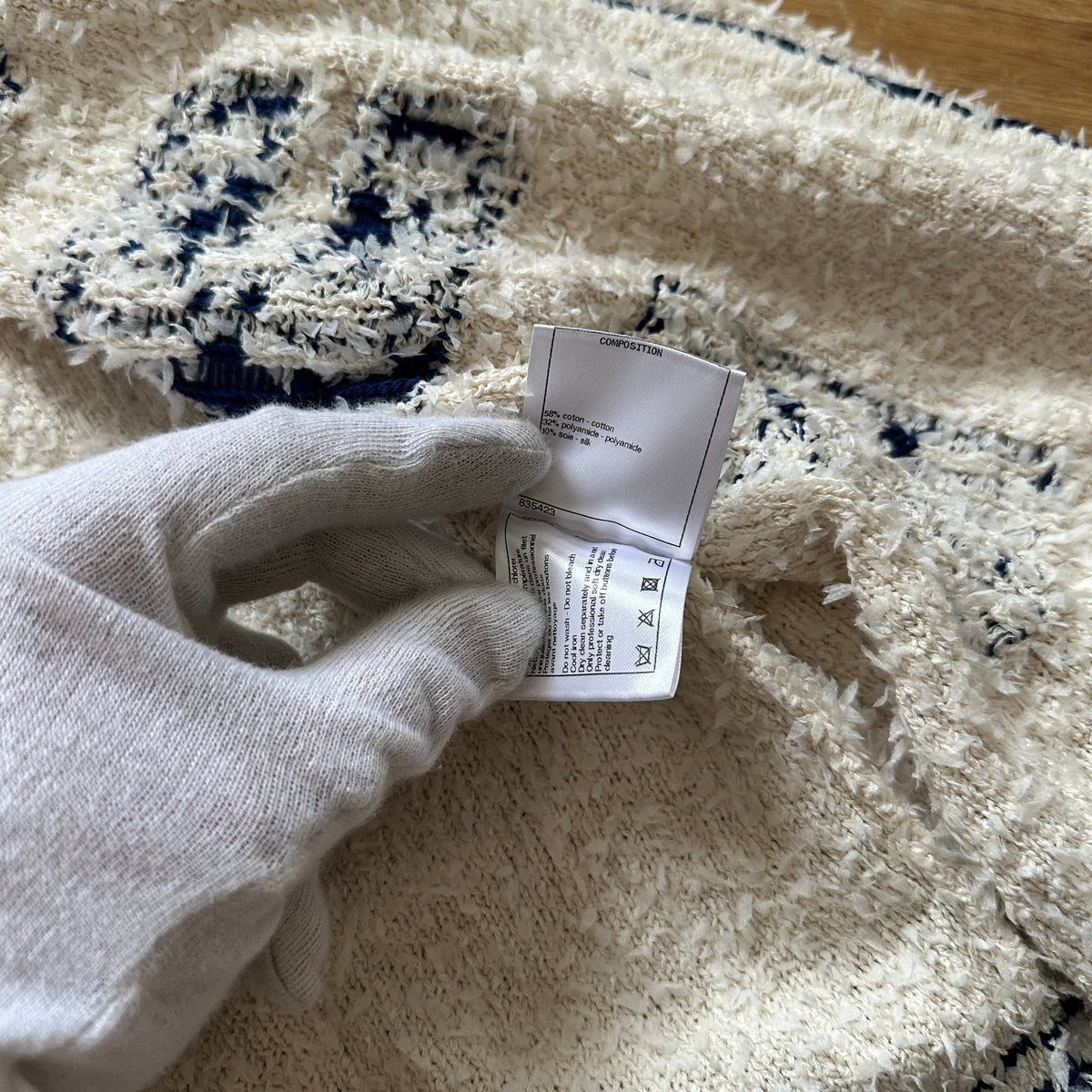 Chanel Pre SS19 Boucle Varsity Oversized Cardigan