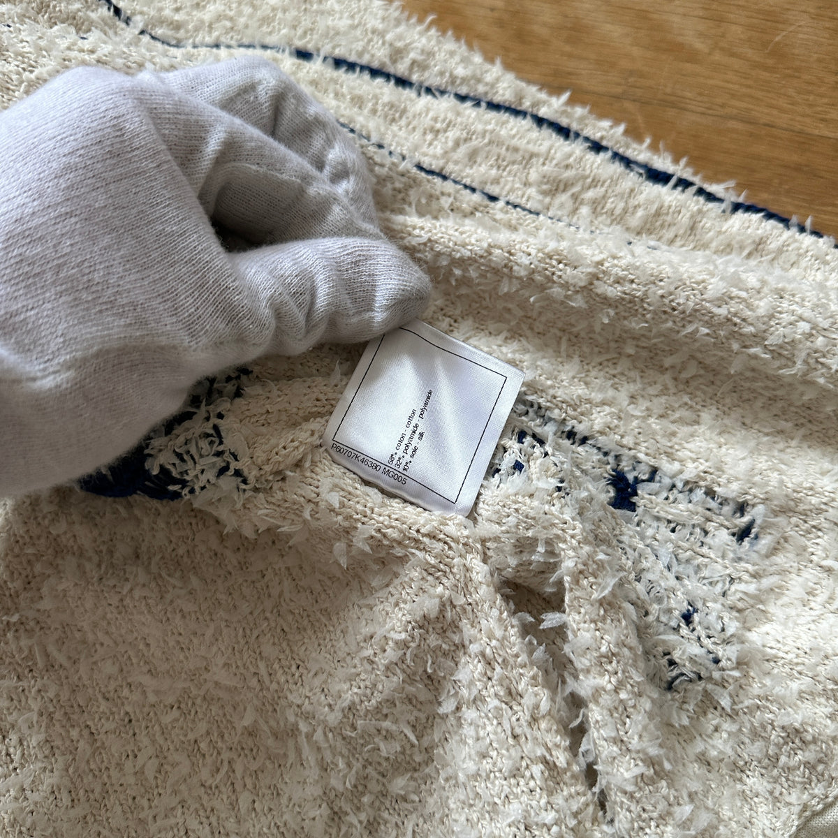 Chanel Pre SS19 Boucle Varsity Oversized Cardigan