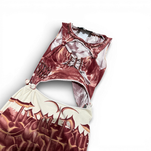 Jean Paul Gaultier SS01 Demon Cut Out Dress