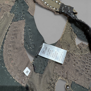 Balmain SS11 by Christophe Decarnin Studded Artisanal Vest