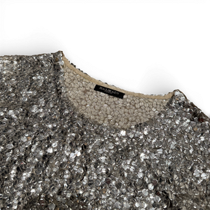 Balmain SS08 by Christophe Decarnin Runway Artisanal Mirror Applique Long Shirt