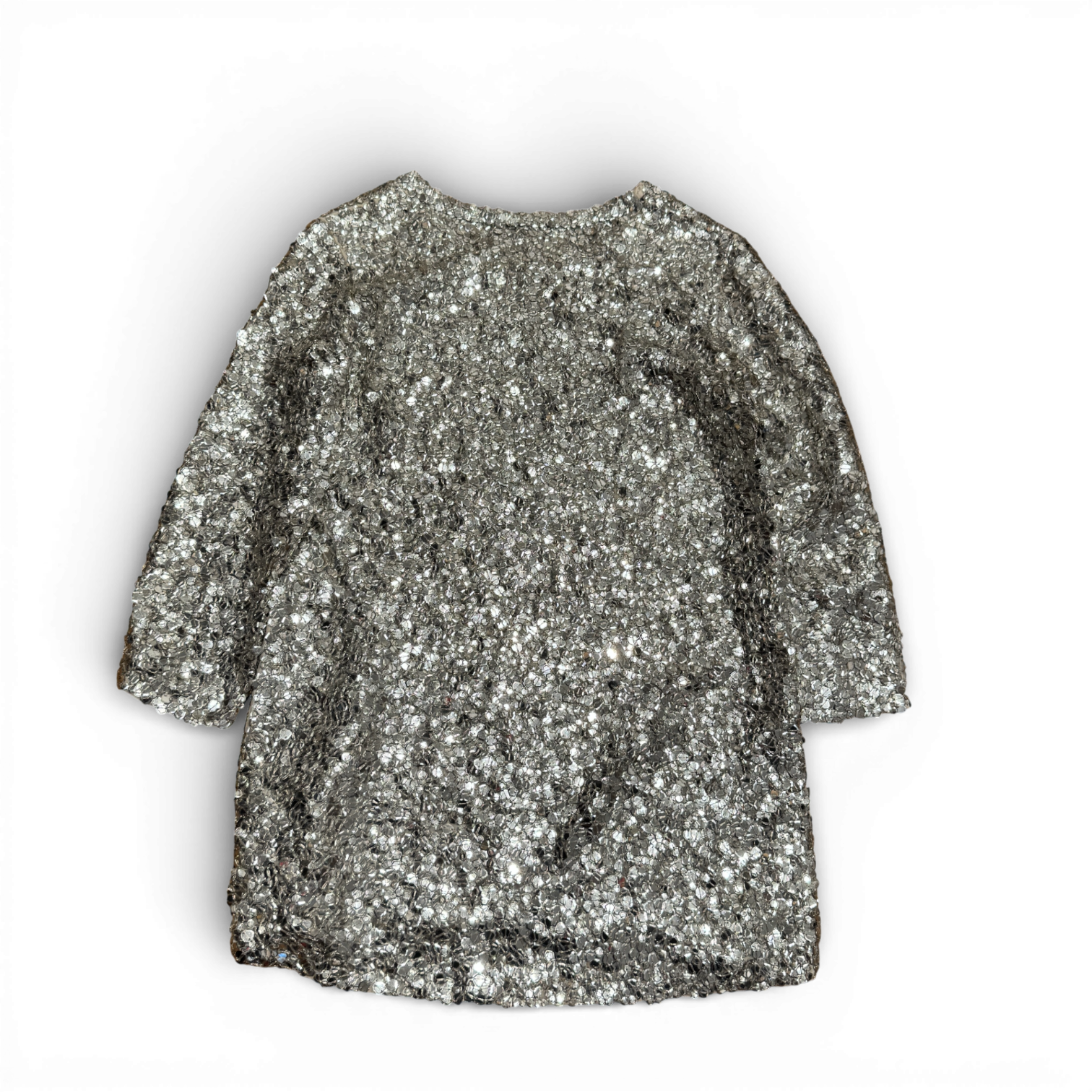 Balmain SS08 by Christophe Decarnin Runway Artisanal Mirror Applique Long Shirt