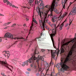 Balmain SS08 by Christophe Decanin Bleached Floral Silk Runway Dress