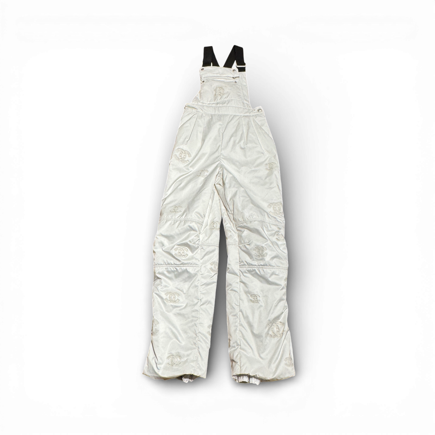 Chanel 2021 Coco Neige Laser Cut CC Logo Ski Down Overall Sample