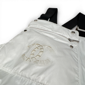 Chanel 2021 Coco Neige Laser Cut CC Logo Ski Down Overall Sample
