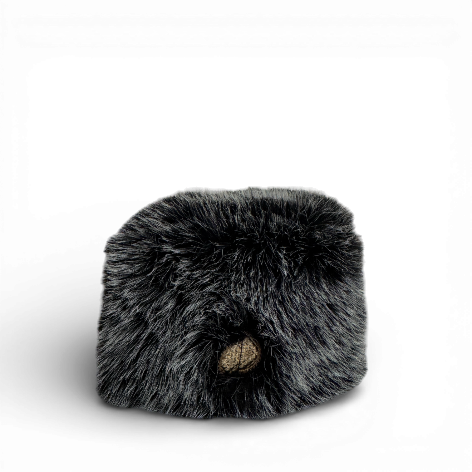 Chanel 2024 Faux Fur Embellished Cossack Hat Sample