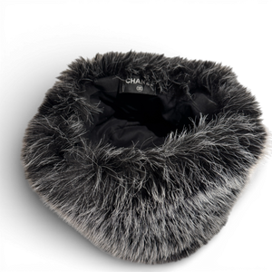 Chanel 2024 Faux Fur Embellished Cossack Hat Sample