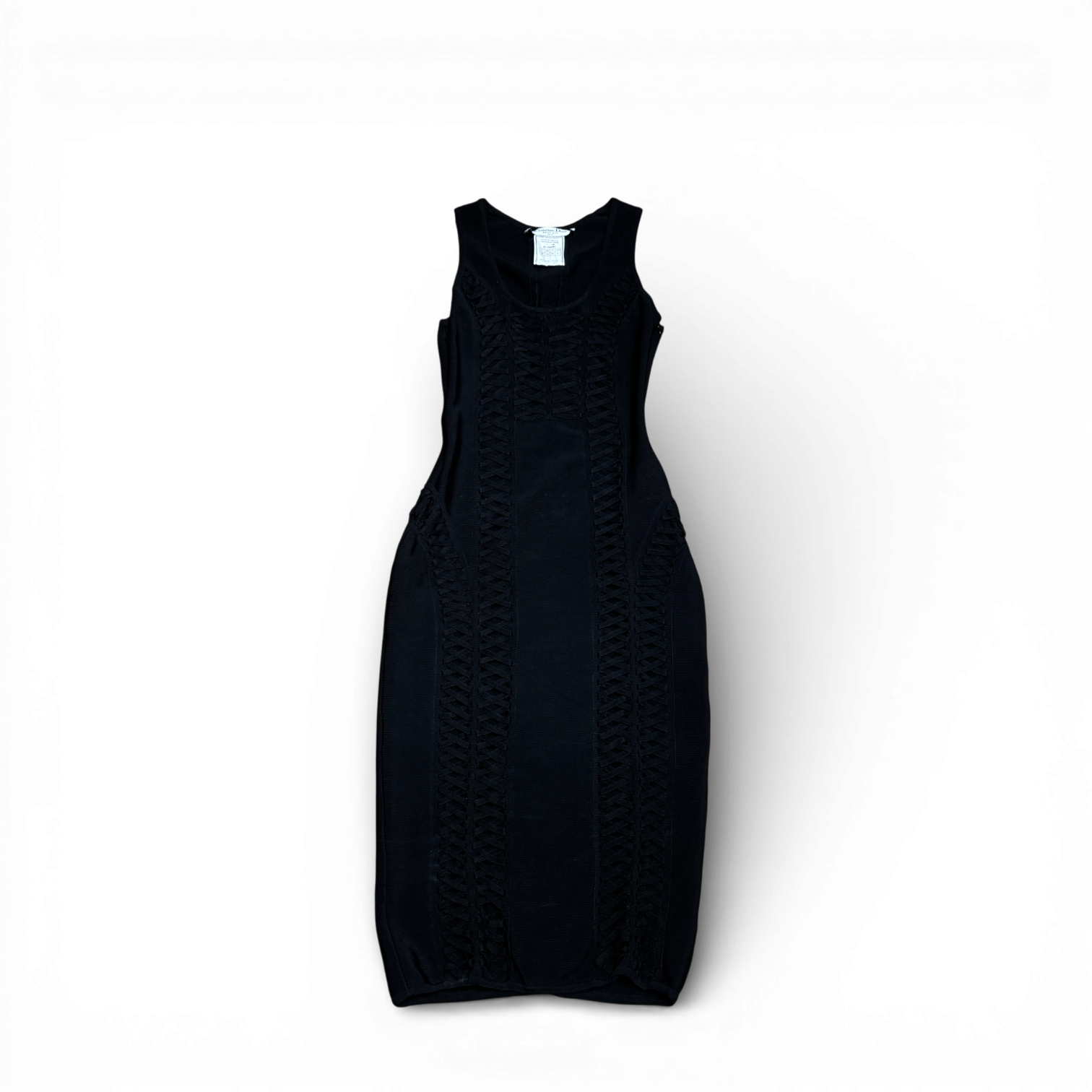 Christian Dior SS02 by John Galliano Laced Black Dress